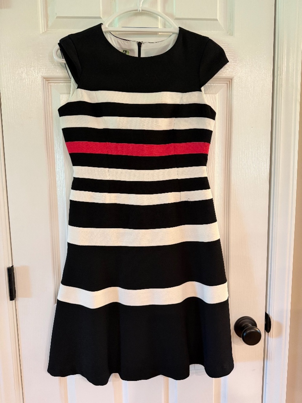 Anne Klein Black & White Dress Sz 2P
